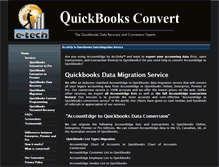 Tablet Screenshot of accountedge-to-quickbooks.acclivity.qbconvert.com